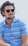 Casual Yarn Dyed Polo Shirt