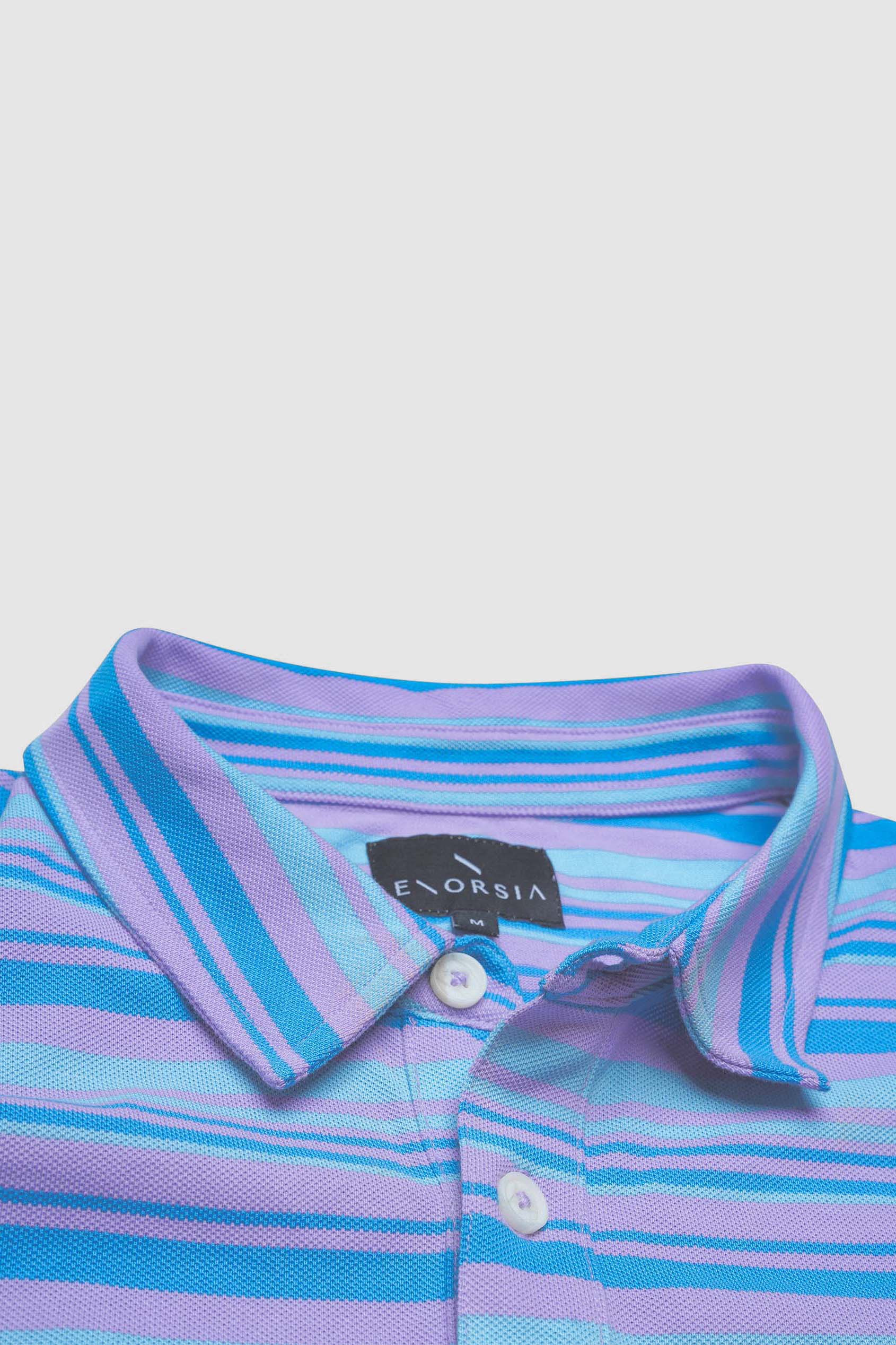 Casual Yarn Dyed Polo Shirt