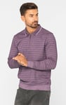 Half Zip Long Sleeve Polo Shirt