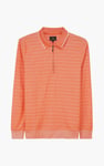 Half Zip Long Sleeve Polo Shirt