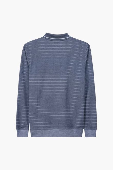 Half Zip Long Sleeve Polo Shirt