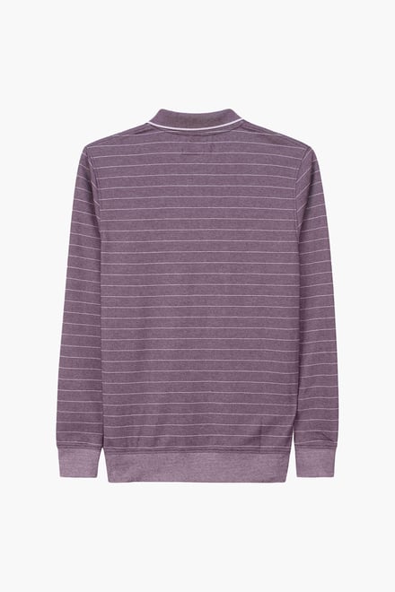 Half Zip Long Sleeve Polo Shirt