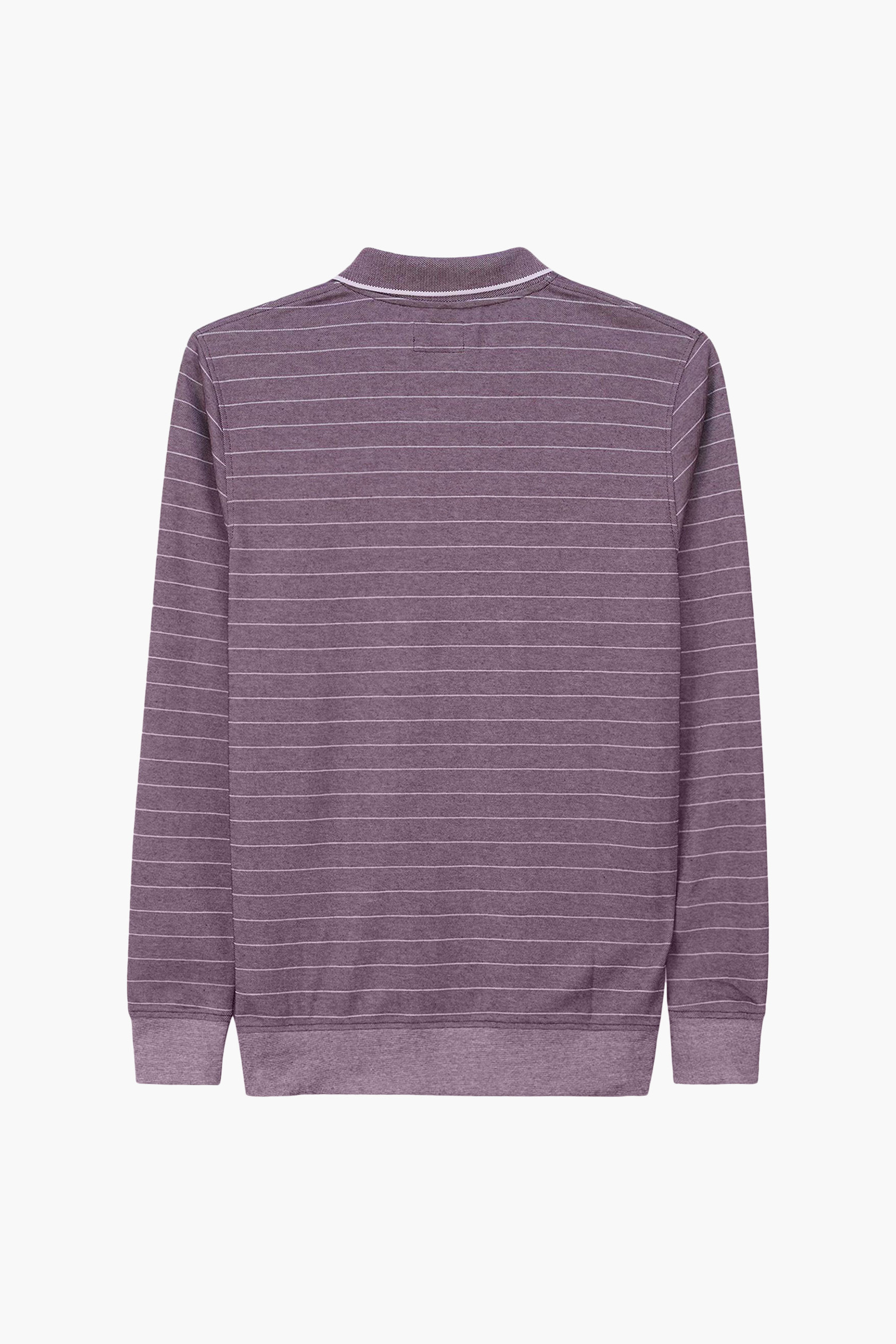 Half Zip Long Sleeve Polo Shirt