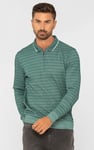 Half Zip Long Sleeve Polo Shirt
