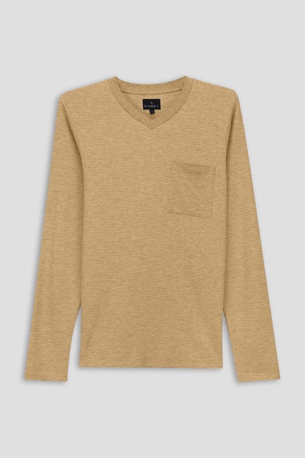 Long Sleeve Waffle T-Shirt