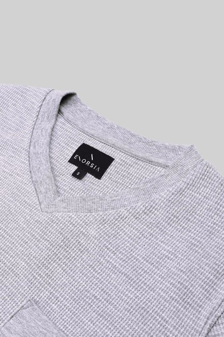 Long Sleeve Waffle T-Shirt