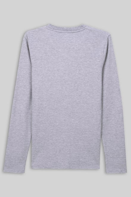 Long Sleeve Waffle T-Shirt