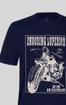 Men's Biker Graphic Printed T-Shirt