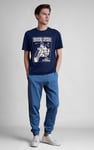 Men's Biker Graphic Printed T-Shirt