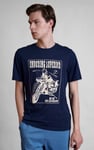 Men's Biker Graphic Printed T-Shirt