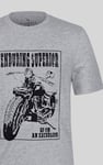 Men's Biker Graphic Printed T-Shirt