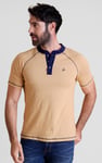 Raglan Henley Short Sleeves T-Shirt