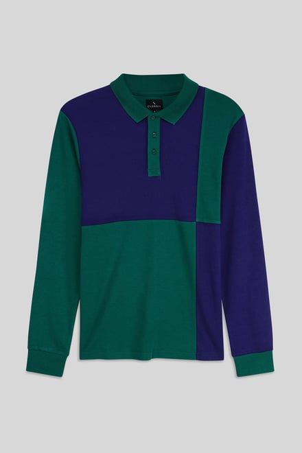 Colour Block Polo Shirt