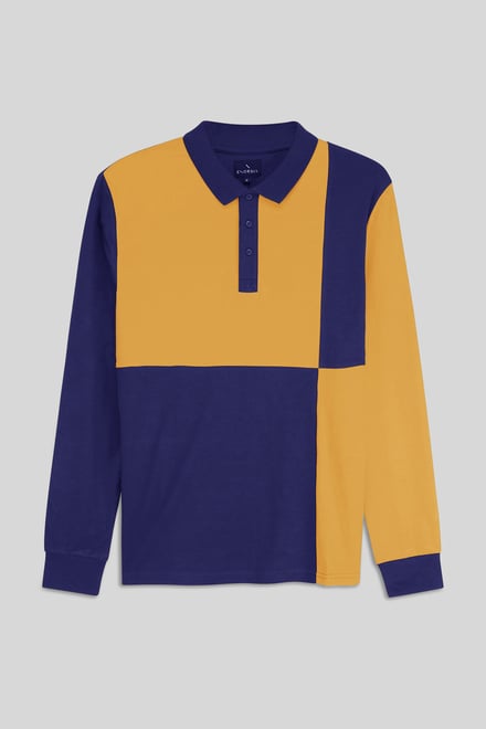 Colour Block Polo Shirt