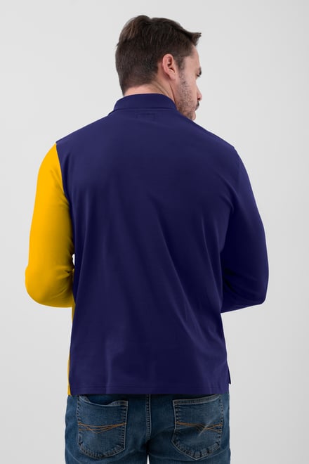 Colour Block Polo Shirt