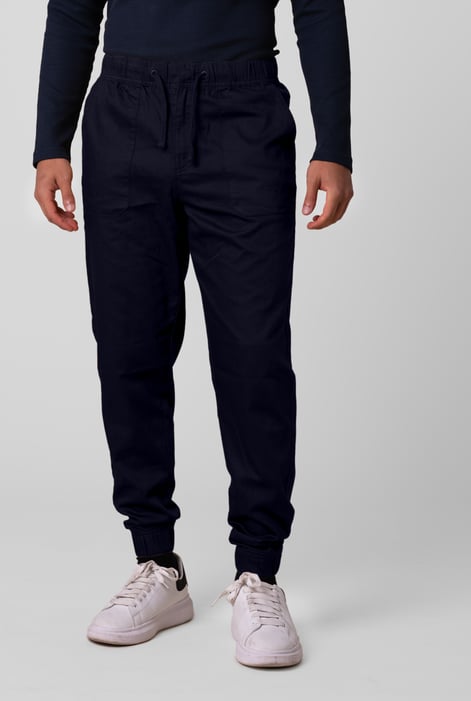 Mens Yellow Classic Twill Jogger