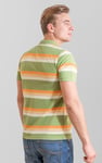 Stripe Pique Polo Shirt