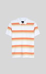 Stripe Pique Polo Shirt