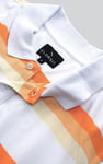 Stripe Pique Polo Shirt