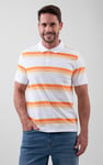 Stripe Pique Polo Shirt