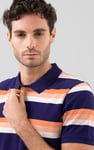 Stripe Pique Polo Shirt