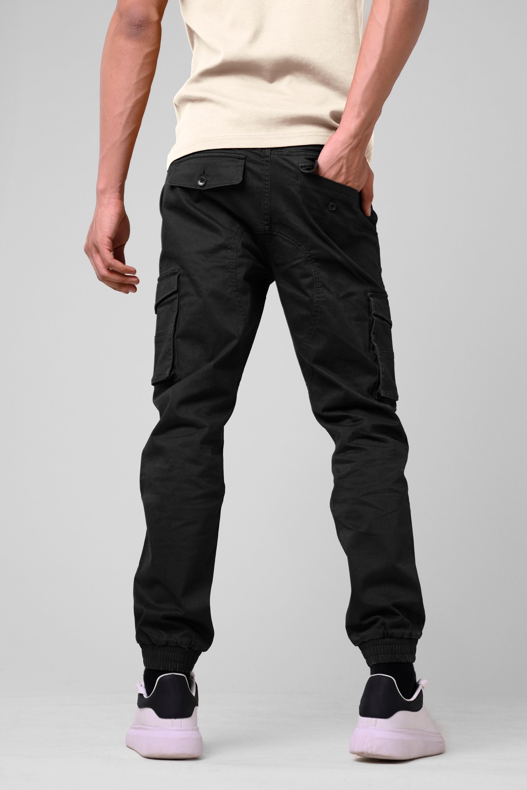 Mens Skinny Cargo Jogger