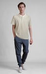 Loose Fit Stripe Print Henley T-shirt