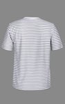 Loose Fit Stripe Print Henley T-shirt