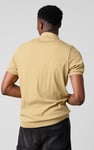Mens Rib Textured Soft Finish Polo Shirt