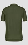 Mens Rib Textured Soft Finish Polo Shirt