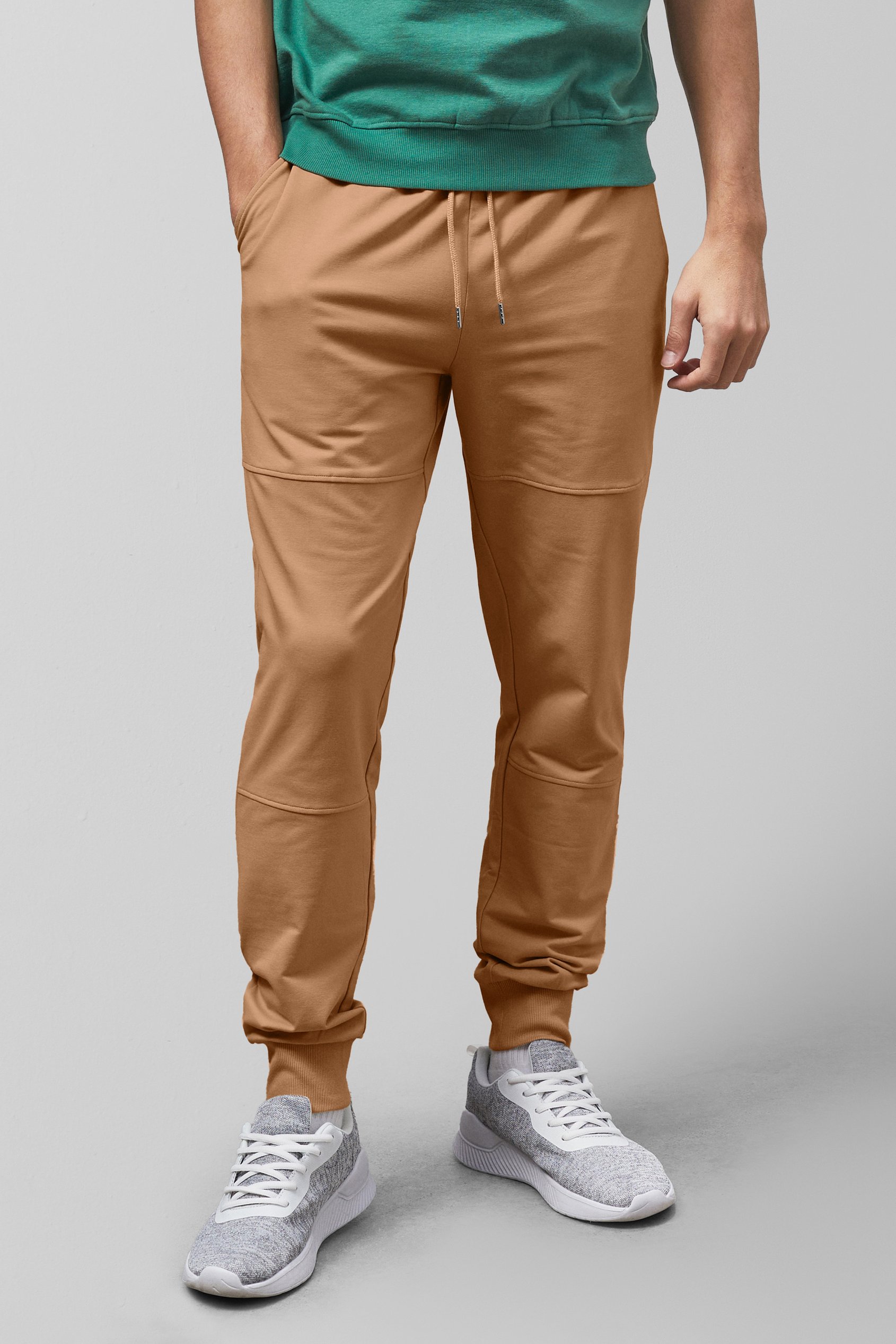 Enorsia Men's Brown Joggers - Uk Xl