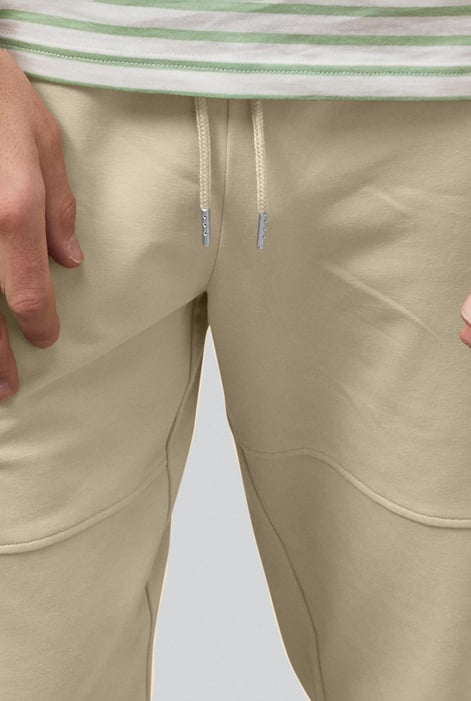 Mens Cream Joggers