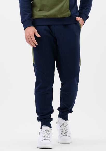 Colour Block Jersey Track Jogger