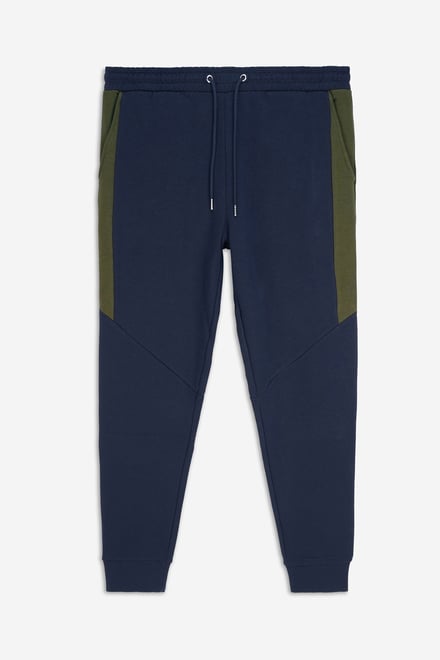 Colour Block Jersey Track Jogger