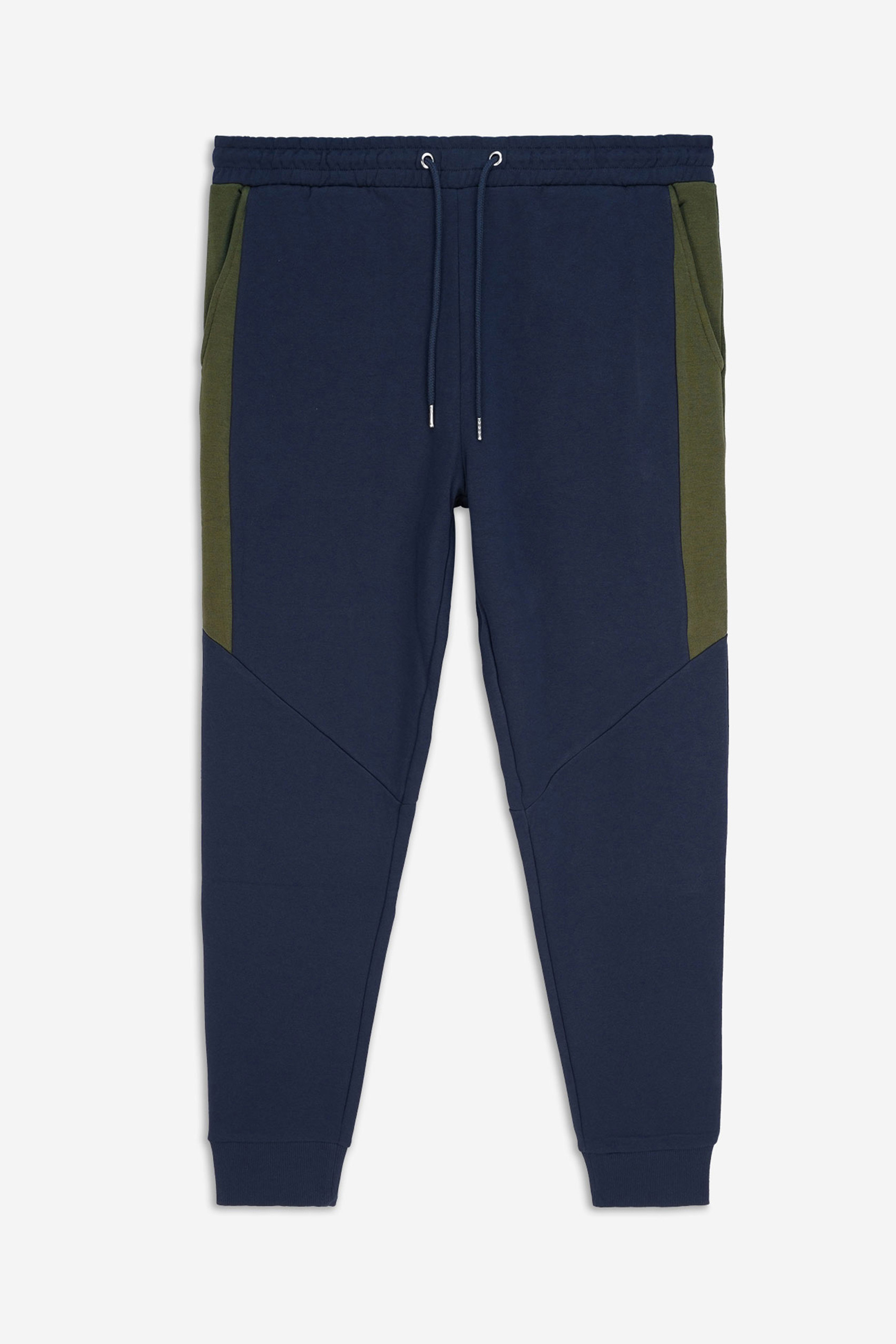 Colour Block Jersey Track Jogger
