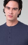 Men's Crew Neck Henley T-Shirt
