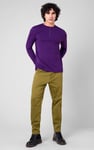 Men's Crew Neck Henley T-Shirt