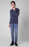Men's Crew Neck Henley T-Shirt