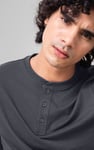 Men's Crew Neck Henley T-Shirt