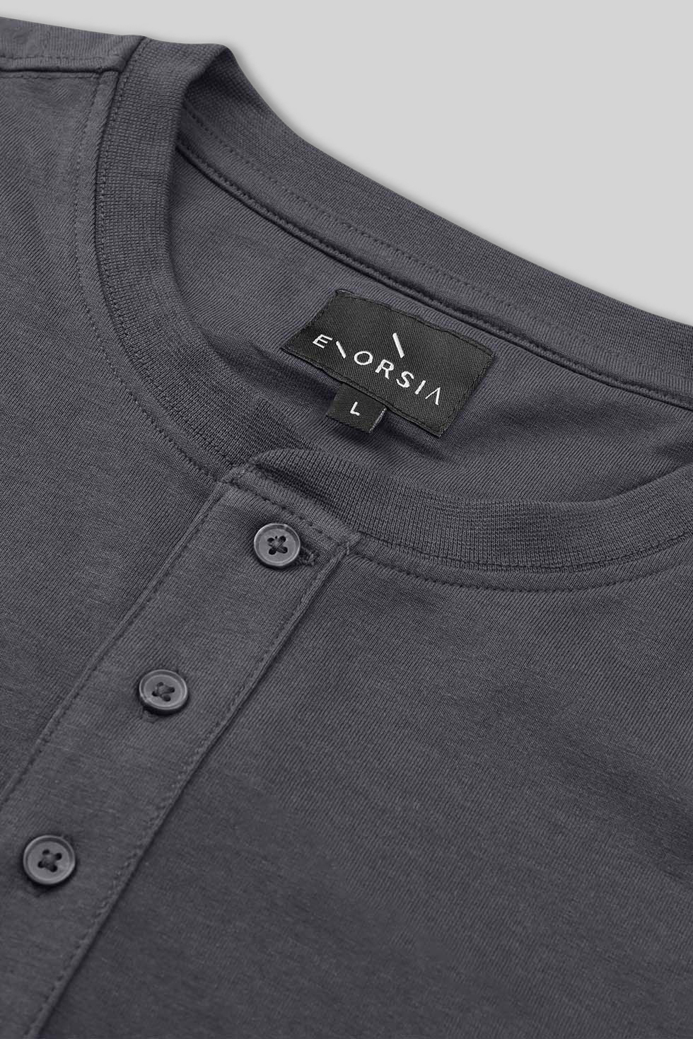 Men's Crew Neck Henley T-Shirt