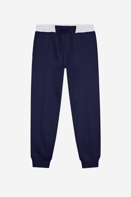 Mens Brushed Terry Jogger With Cut And Sew Waistband
