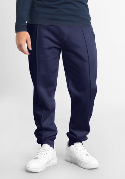 Mens Brushed Terry Jogger With Cut And Sew Waistband