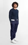 Mens Brushed Terry Jogger With Cut And Sew Waistband