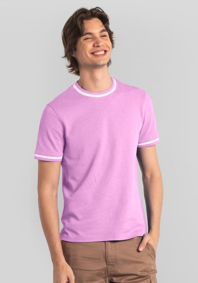 Mens Design Jersey Crew Neck T-Shirt