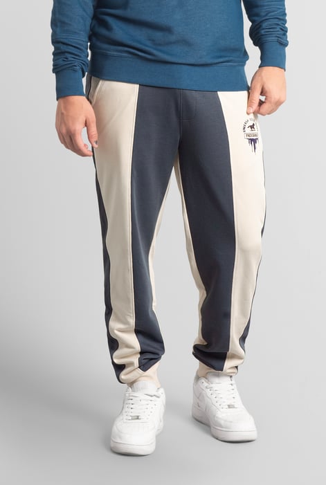 Mens Multicoloured Terry Colourblock Jogger