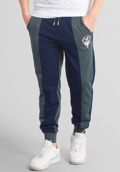 Mens Terry Colourblock Jogger