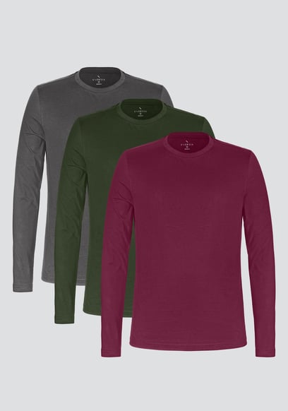 Regular Fit Crew Neck T-Shirt 3 Pack