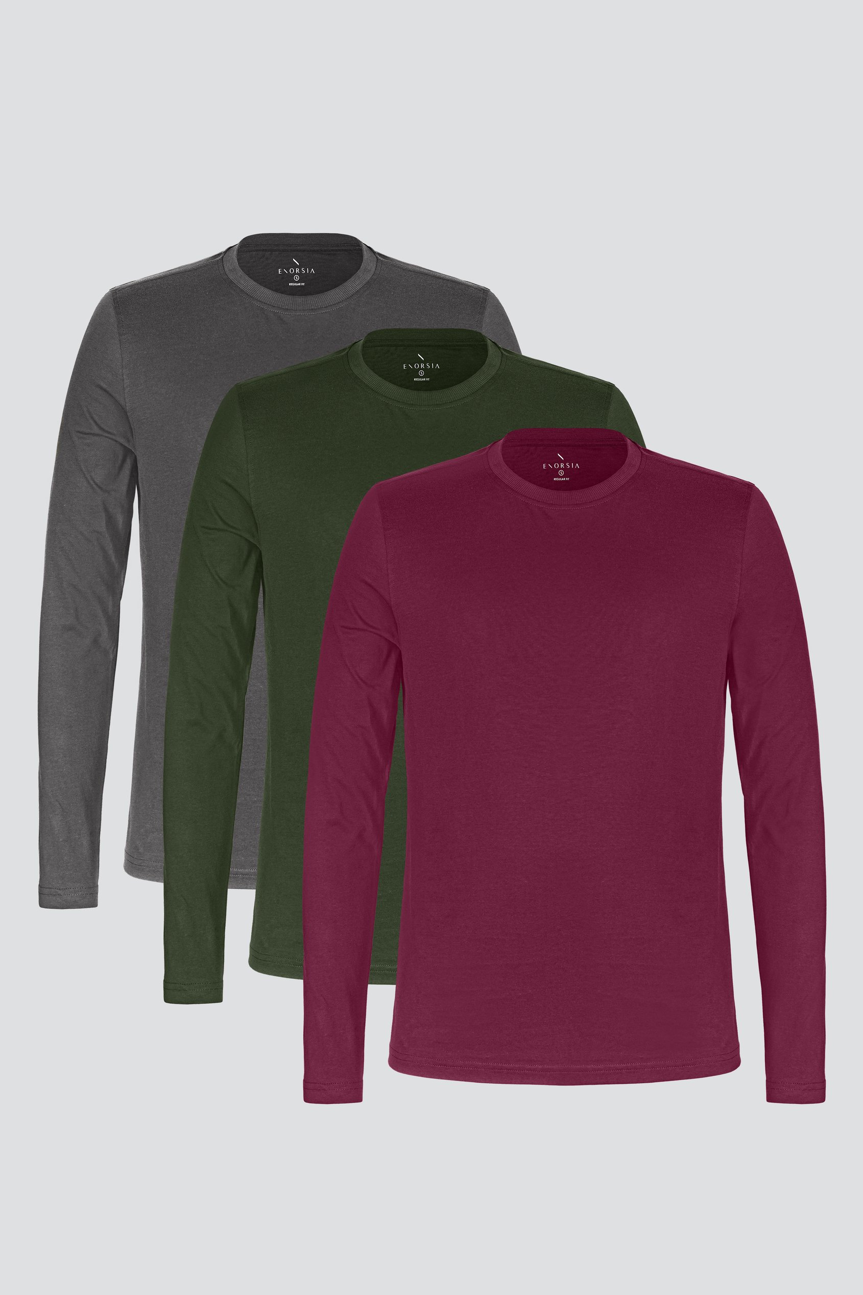 Regular Fit Crew Neck T-Shirt 3 Pack