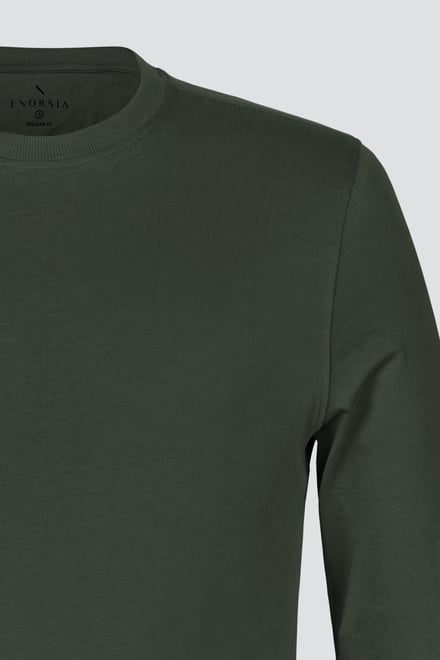 Men's Long Sleeve Cotton T-Shirt 2 Pack