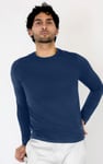Men's Long Sleeve Cotton T-Shirt 2 Pack